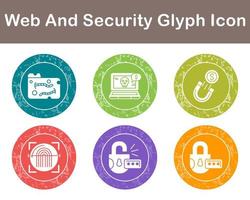 Web And Security Vector Icon Set