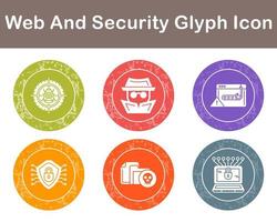 Web And Security Vector Icon Set