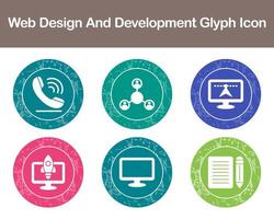 Web Design And Development Vector Icon Set