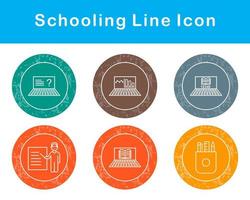 Schooling Vector Icon Set