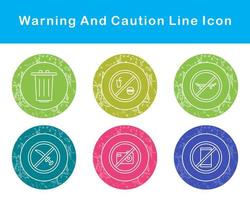 Warning And Caution Vector Icon Set