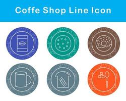 Coffe Shop Vector Icon Set