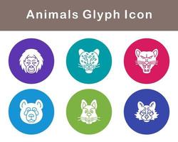 animales vector icono conjunto