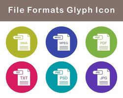 File Formats Vector Icon Set