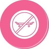 No Skating Vector Icon