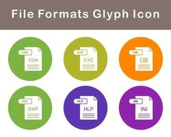 File Formats Vector Icon Set