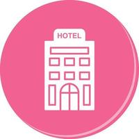 icono de vector de hotel