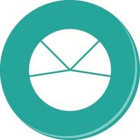 Pie Chart Analysis Vector Icon