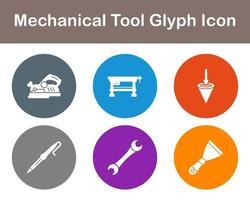 Mechanical Tool Vector Icon Set