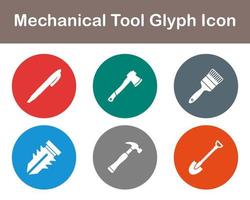 Mechanical Tool Vector Icon Set