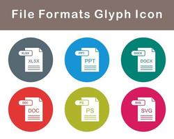 File Formats Vector Icon Set