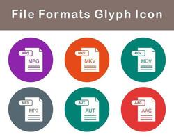 File Formats Vector Icon Set