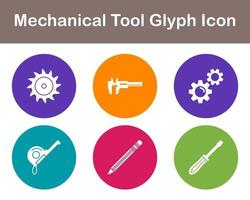 Mechanical Tool Vector Icon Set