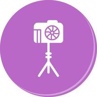 Unique Camera Stand Vector Icon