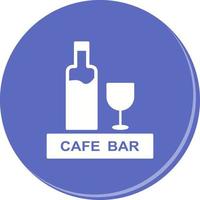 Unique Drinks Cafe Vector Icon