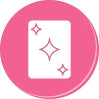 Unique Card Vector Icon