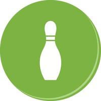 Unique Bowling Pin Vector Icon