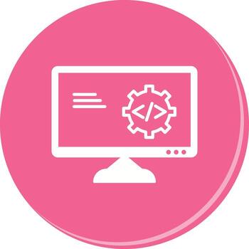Unique Code Optimization Vector Icon
