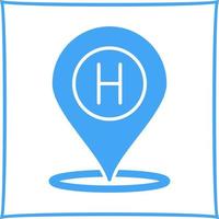 Hotel Location Vector Icon
