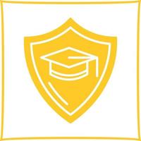 Education Insurance Vector Icon