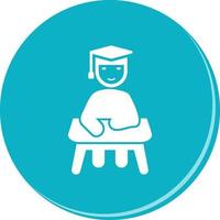 Unique Studying on Desk Vector Icon