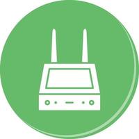 Unique Router Vector Icon
