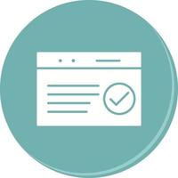 Unique QC Passed Vector Icon