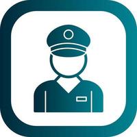 Gate Keeper Vector Icon Design