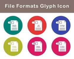 File Formats Vector Icon Set