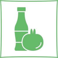 Tomato ketchup Vector Icon