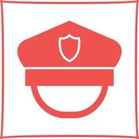 Police Hat Vector Icon