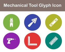 Mechanical Tool Vector Icon Set