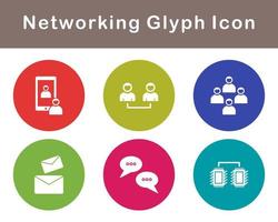 Networking Vector Icon Set