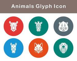 Animals Vector Icon Set