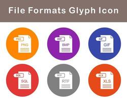 File Formats Vector Icon Set