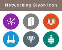 Networking Vector Icon Set