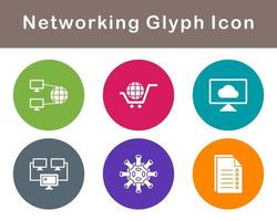 Networking Vector Icon Set