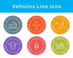 Vehicles Vector Icon Set