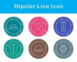 Hipster Vector Icon Set