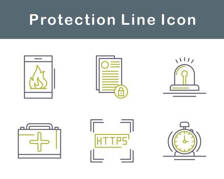 Protection Vector Icon Set