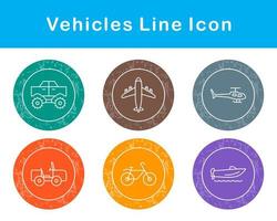 Vehicles Vector Icon Set