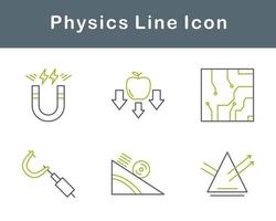 física vector icono conjunto