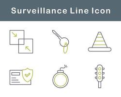 Surveillance Vector Icon Set