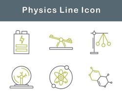 física vector icono conjunto