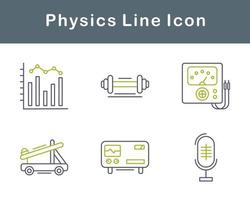 Physics Vector Icon Set