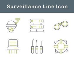 Surveillance Vector Icon Set