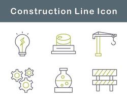 conjunto de iconos de vector de construcción