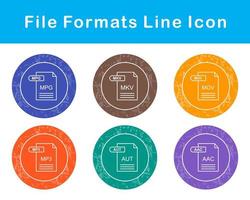 File Formats Vector Icon Set