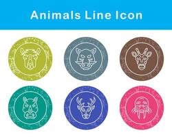 animales vector icono conjunto