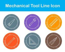 mecánico herramienta vector icono conjunto